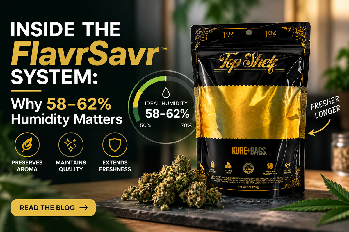 Inside the FlavrSavr System - Kure Bags humidity control technology