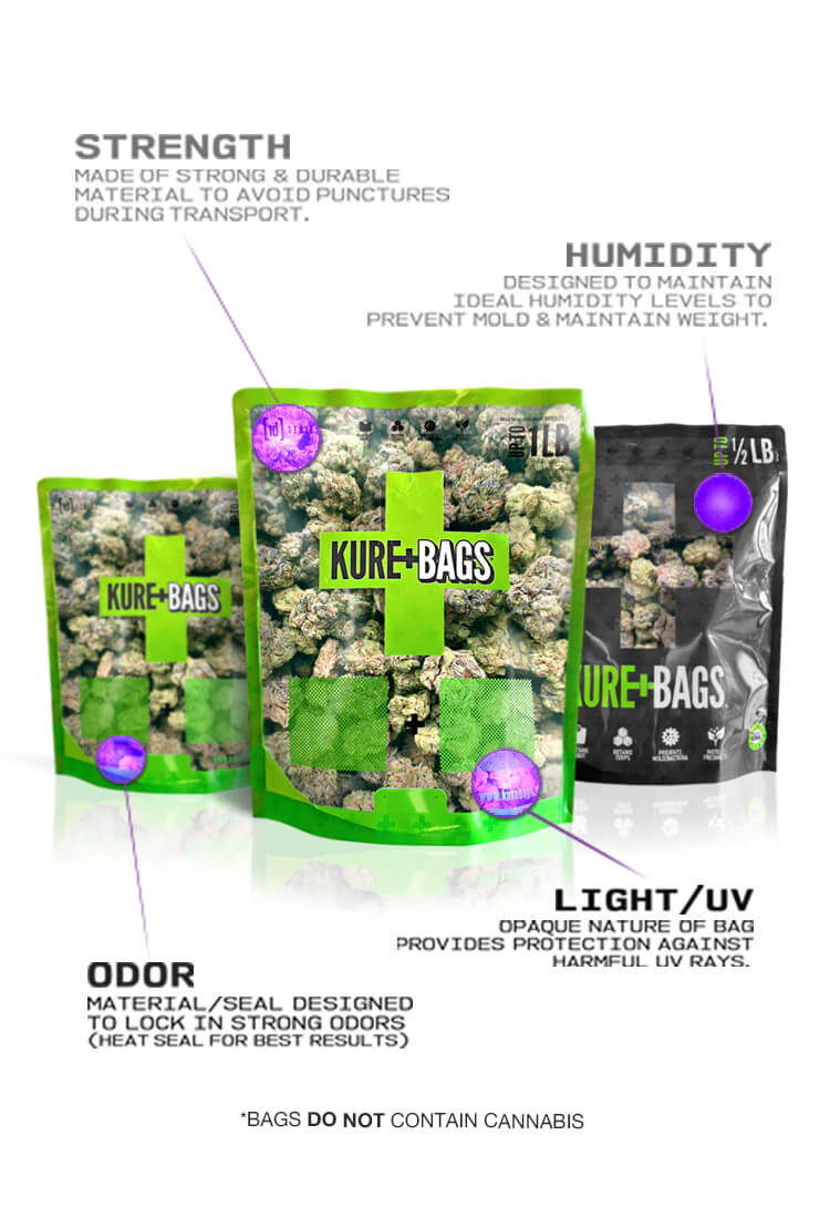 Kure custom bags with logo, fresh and secure