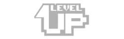 Level Up brand logo – Kure Bags smell proof bags and mylar cannabis packaging