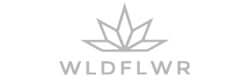 WLDFLWR brand logo – Kure Bags custom mylar smell proof bags for flower packaging