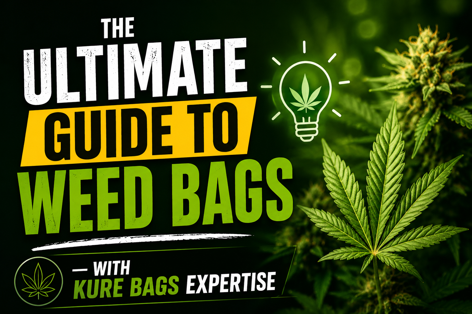 The Ultimate Guide to Weed Bags — With Kure Bags Expertise