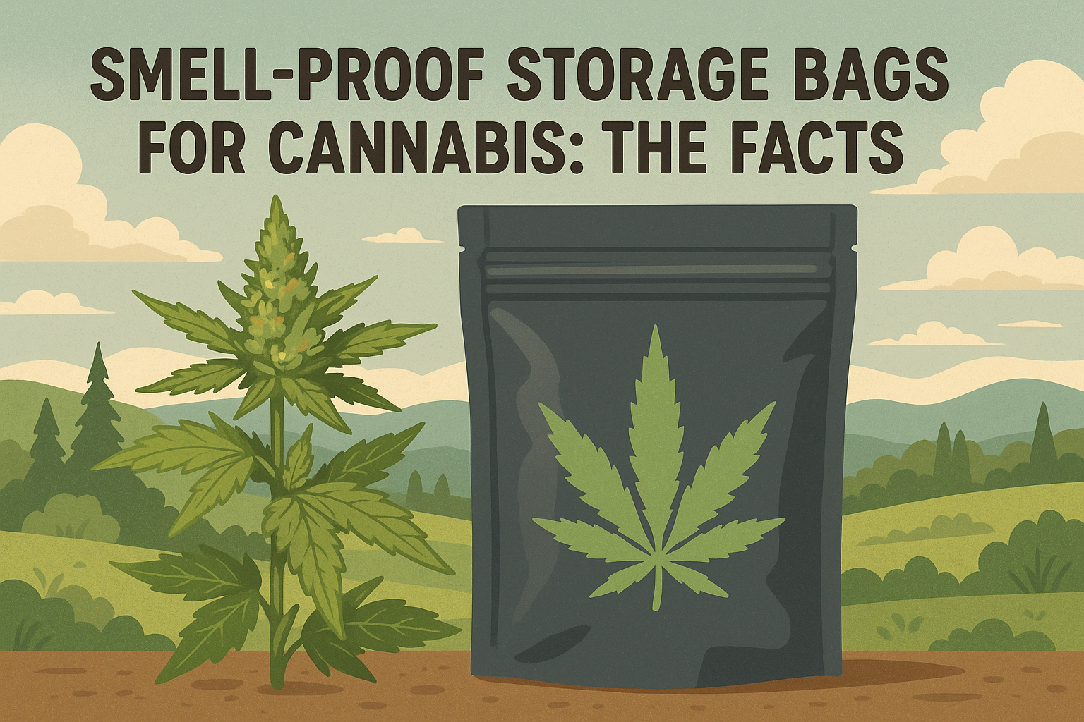 Smell-Proof Storage Bags for Cannabis: The Facts