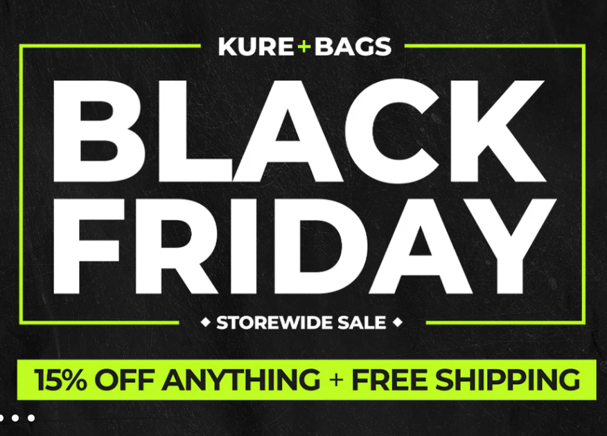 🎉 Black Friday is HERE! Don’t Miss 15% OFF on Kure Bags! 🎉