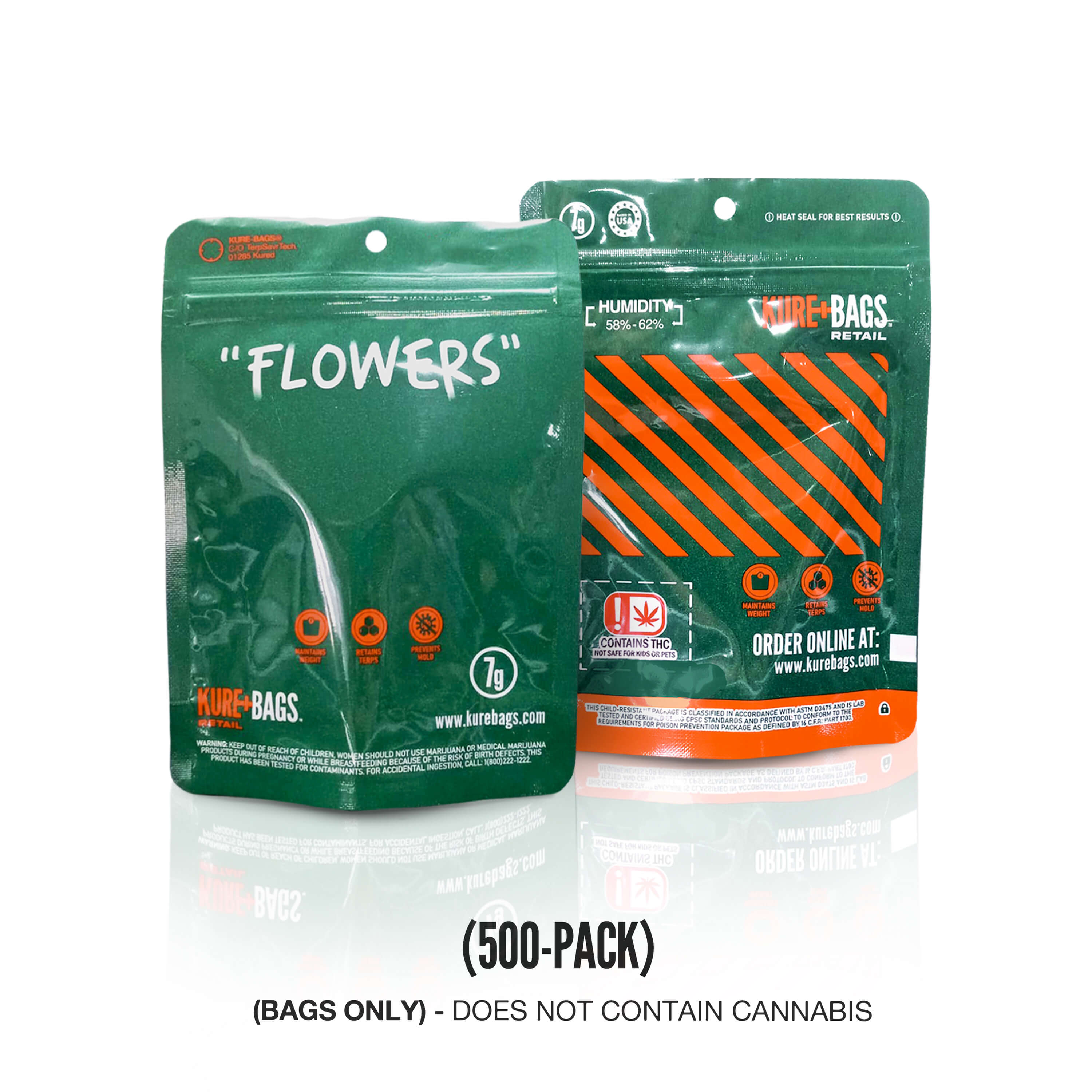 RETAIL – “FLOWERS” SERIES – 7G CANNABIS PACKAGING (500 CASE)