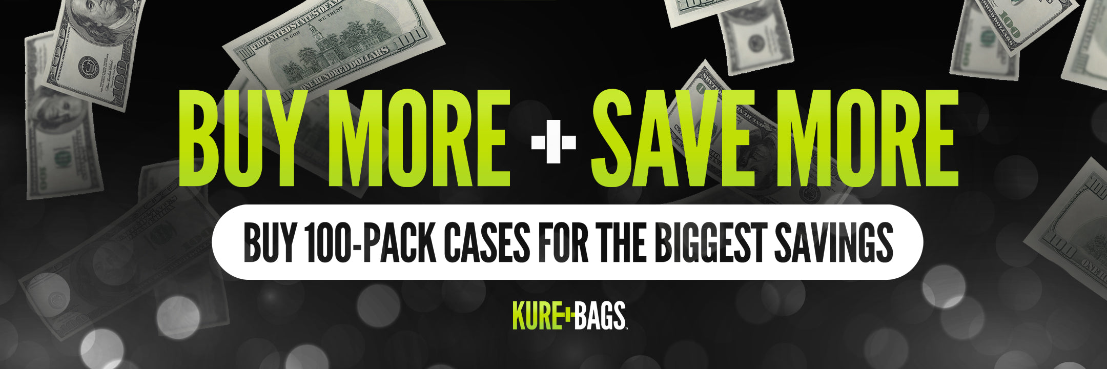 Buy More and Save More – Kure Bags bulk discount banner
